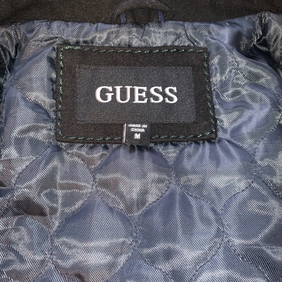 Guess Men Wool Jacket Black - Picture 4 of 8